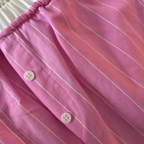 Zara STRIPED BOXER STYLE PAJAMA PANTS - Picture 4 of 7